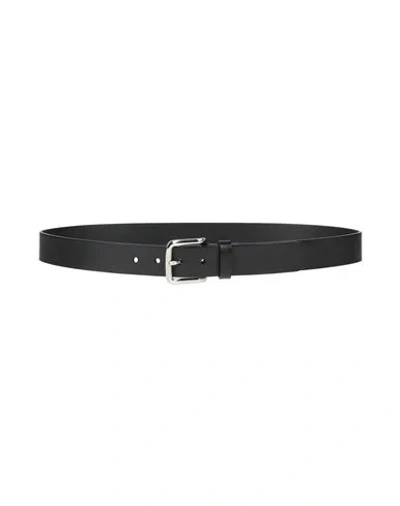 Cerruti 1881 Man Belt Black Size 43 Cow Leather
