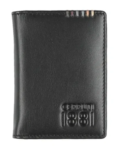 Cerruti 1881 Man Cardholder Black Size - Calfskin
