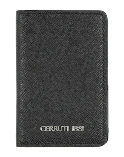 Cerruti 1881 Man Cardholder Black Size - Cow Leather