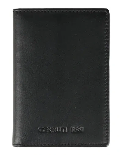 Cerruti 1881 Man Cardholder Black Size - Cow Leather