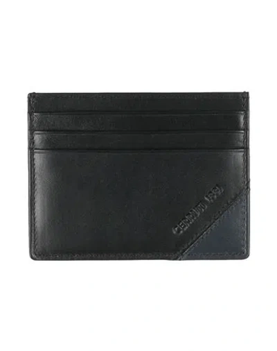 Cerruti 1881 Man Cardholder Black Size - Cow Leather