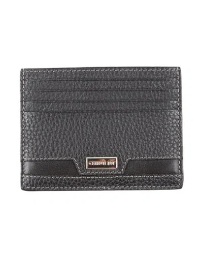 Cerruti 1881 Man Cardholder Black Size - Cow Leather