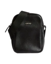Cerruti 1881 Man Cross-body Bag Black Size - Cow Leather In Black