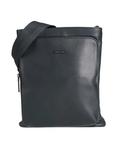 Cerruti 1881 Man Cross-body Bag Navy Size - Leather