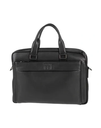 Cerruti 1881 Man Handbag Black Size - Calfskin