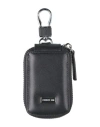 Cerruti 1881 Man Key Ring Black Size - Calfskin
