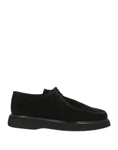 Cerruti 1881 Man Lace-up Shoes Black Size 9 Calfskin