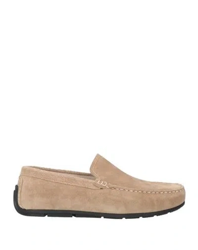 Cerruti 1881 Man Loafers Beige Size 8 Cow Leather
