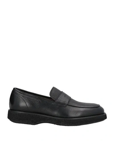 Cerruti 1881 Man Loafers Black Size 9 Leather