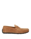 Cerruti 1881 Man Loafers Tan Size 9 Cow Leather In Brown