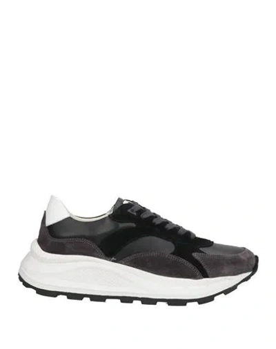 Cerruti 1881 Man Sneakers Black Size 9 Calfskin