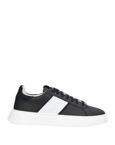 Cerruti 1881 Man Sneakers Black Size 9 Cow Leather