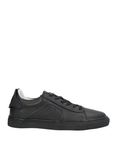 Cerruti 1881 Man Sneakers Black Size 9 Cow Leather