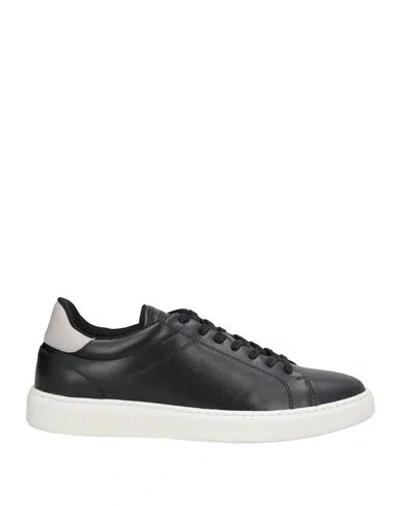 Cerruti 1881 Man Sneakers Black Size 9 Cow Leather
