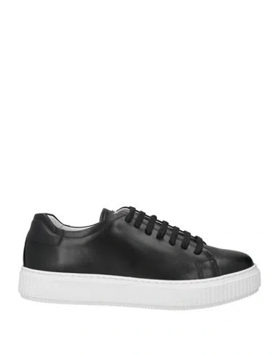 Cerruti 1881 Man Sneakers Black Size 9 Leather