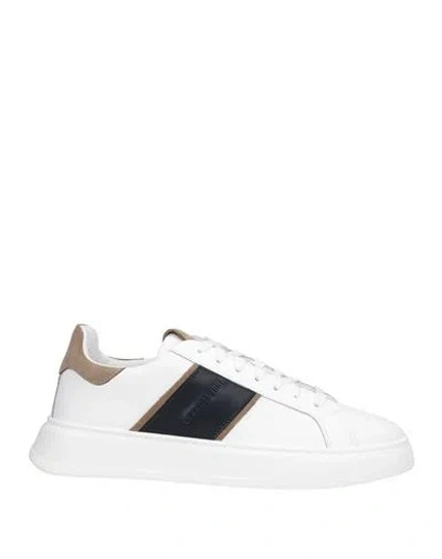 Cerruti 1881 Man Sneakers White Size 8 Cow Leather