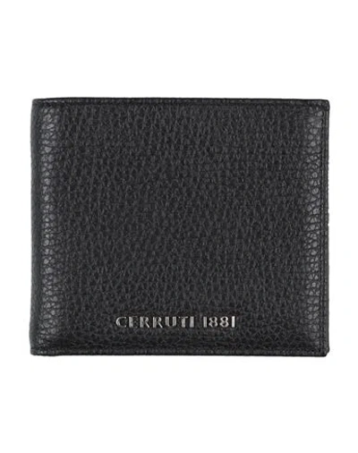 Cerruti 1881 Man Wallet Black Size - Calfskin
