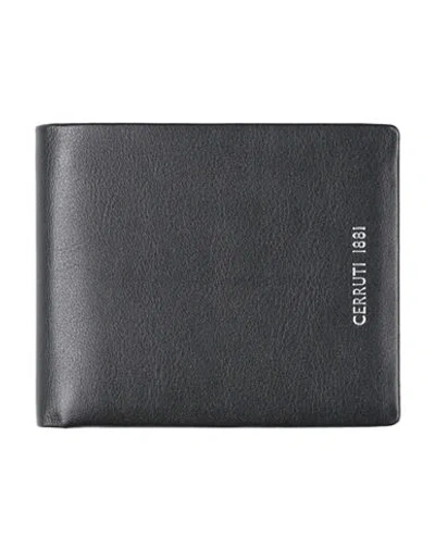 Cerruti 1881 Man Wallet Black Size - Cow Leather