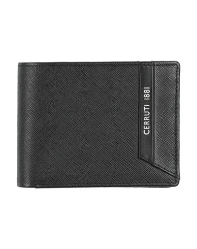 Cerruti 1881 Man Wallet Black Size - Cow Leather