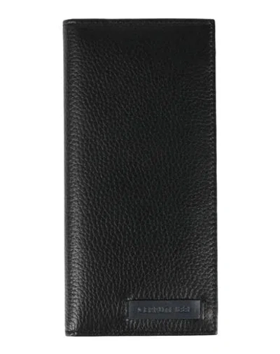 Cerruti 1881 Man Wallet Black Size - Calfskin In Red
