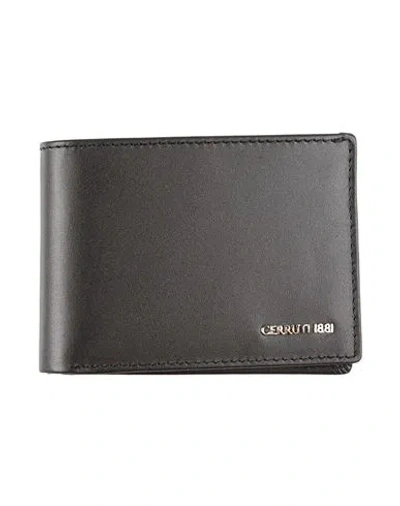Cerruti 1881 Man Wallet Black Size - Cow Leather