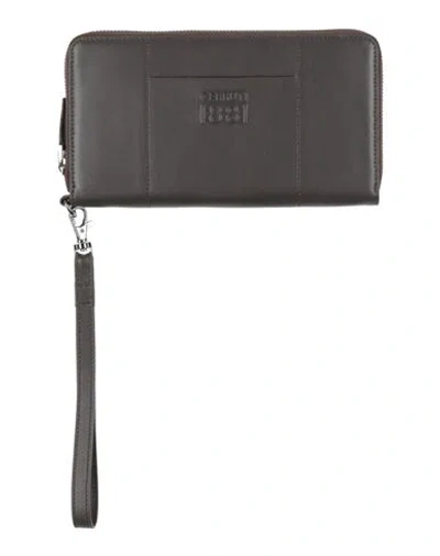 Cerruti 1881 Man Wallet Dark Brown Size - Calfskin