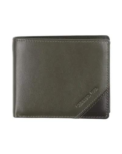 Cerruti 1881 Man Wallet Dark Green Size - Cow Leather