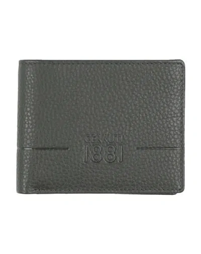 Cerruti 1881 Man Wallet Grey Size - Cow Leather In Gray