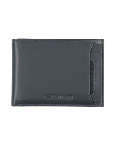 Cerruti 1881 Man Wallet Midnight Blue Size - Cow Leather