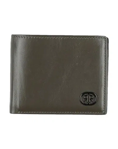 Cerruti 1881 Man Wallet Military Green Size - Cow Leather