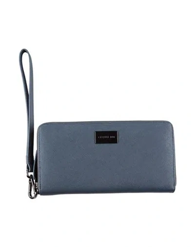 Cerruti 1881 Man Wallet Navy Size - Calfskin
