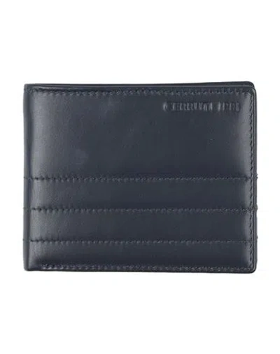 Cerruti 1881 Man Wallet Navy Size - Cow Leather In Red