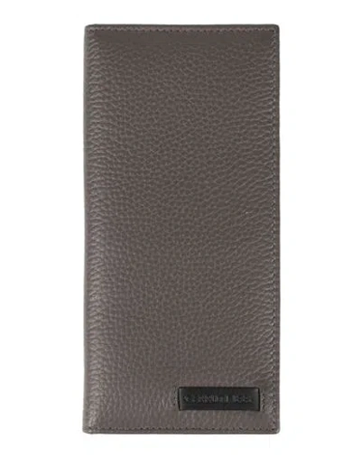 Cerruti 1881 Man Wallet Taupe Size - Calfskin In Pattern