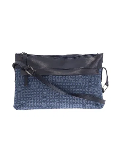 Pre-owned Cerruti 1881 Shoulder Bag In Blue