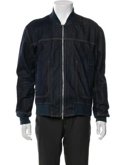 Pre-owned Cerruti 1881 Trucker Jacket In Blue
