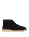 Cerruti 1881 Woman Ankle Boots Black Size 8 Leather In Black