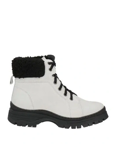 Cerruti 1881 Woman Ankle Boots White Size 8 Leather