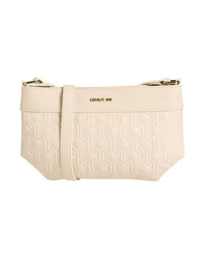 Cerruti 1881 Woman Cross-body Bag Cream Size - Polyurethane