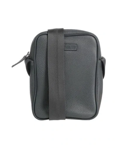 Cerruti 1881 Woman Cross-body Bag Grey Size - Cow Leather In Gray