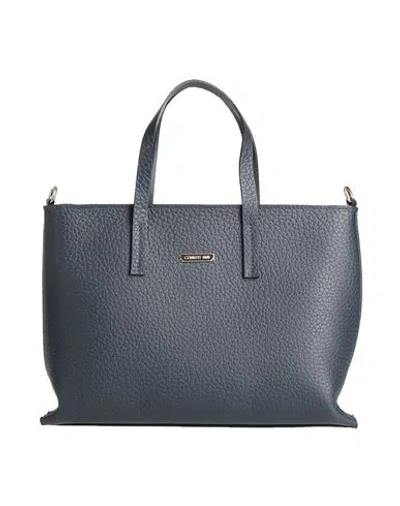 Cerruti 1881 Woman Handbag Midnight Blue Size - Calfskin