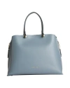 Cerruti 1881 Woman Handbag Slate Blue Size - Polyurethane In Blue
