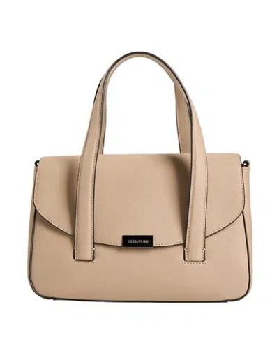 Cerruti 1881 Woman Handbag Taupe Size - Calfskin In Neutral