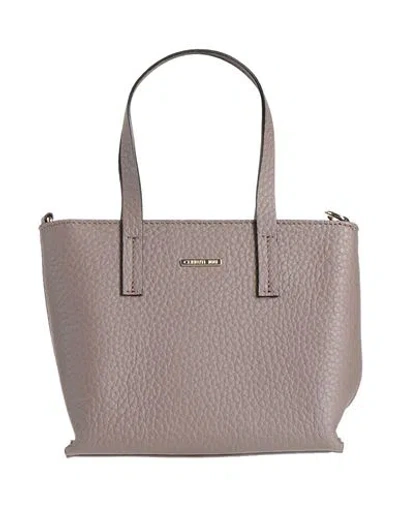 Cerruti 1881 Woman Handbag Taupe Size - Calfskin In Gray