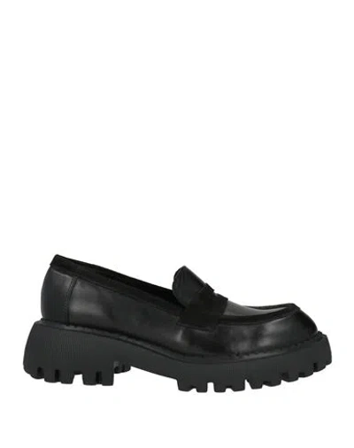 Cerruti 1881 Woman Loafers Black Size 11 Calfskin