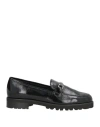 Cerruti 1881 Woman Loafers Black Size 7 Calfskin