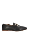 Cerruti 1881 Woman Loafers Black Size 8 Calfskin In Black