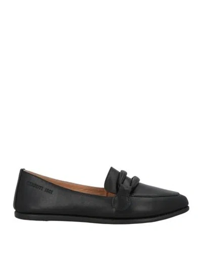 Cerruti 1881 Woman Loafers Black Size 8 Leather