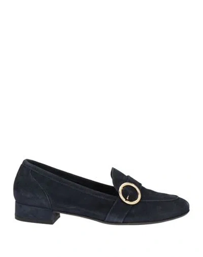 Cerruti 1881 Woman Loafers Midnight Blue Size 8 Goat Skin