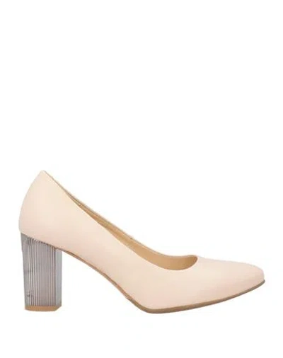 Cerruti 1881 Woman Pumps Blush Size 8 Soft Leather In Pink