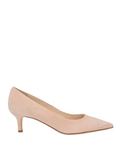 Cerruti 1881 Woman Pumps Pink Size 8 Goat Skin